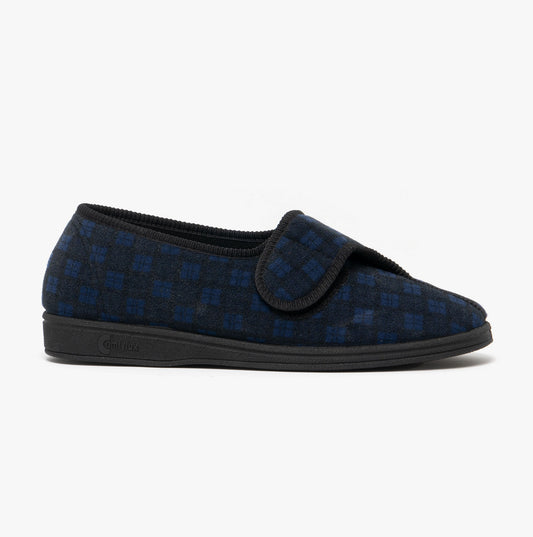 Comfylux PAUL Mens Full Slippers Blue