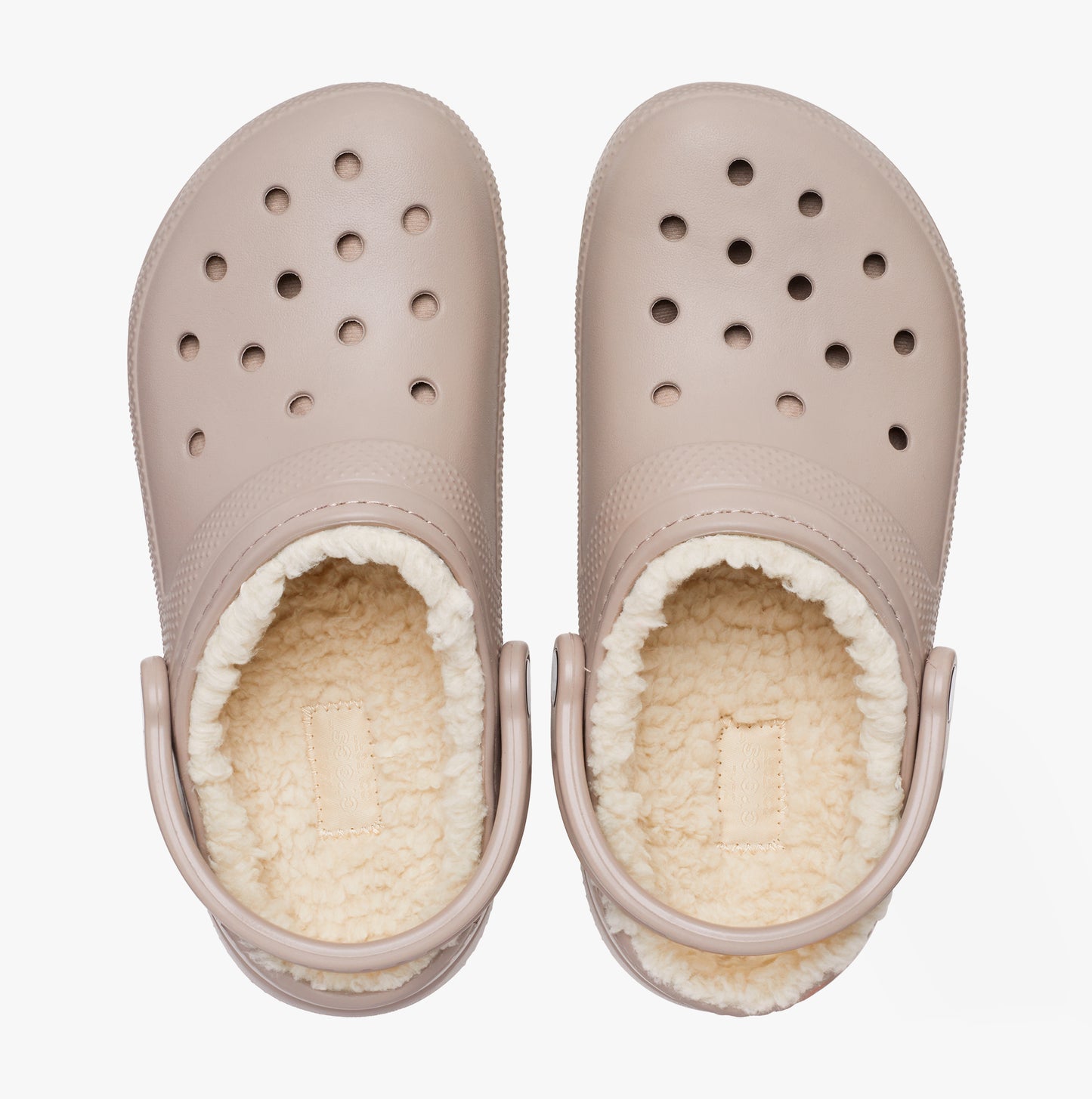 Crocs 203591-2YB CLASSIC LINED Unisex Clogs Mushroom/Bone