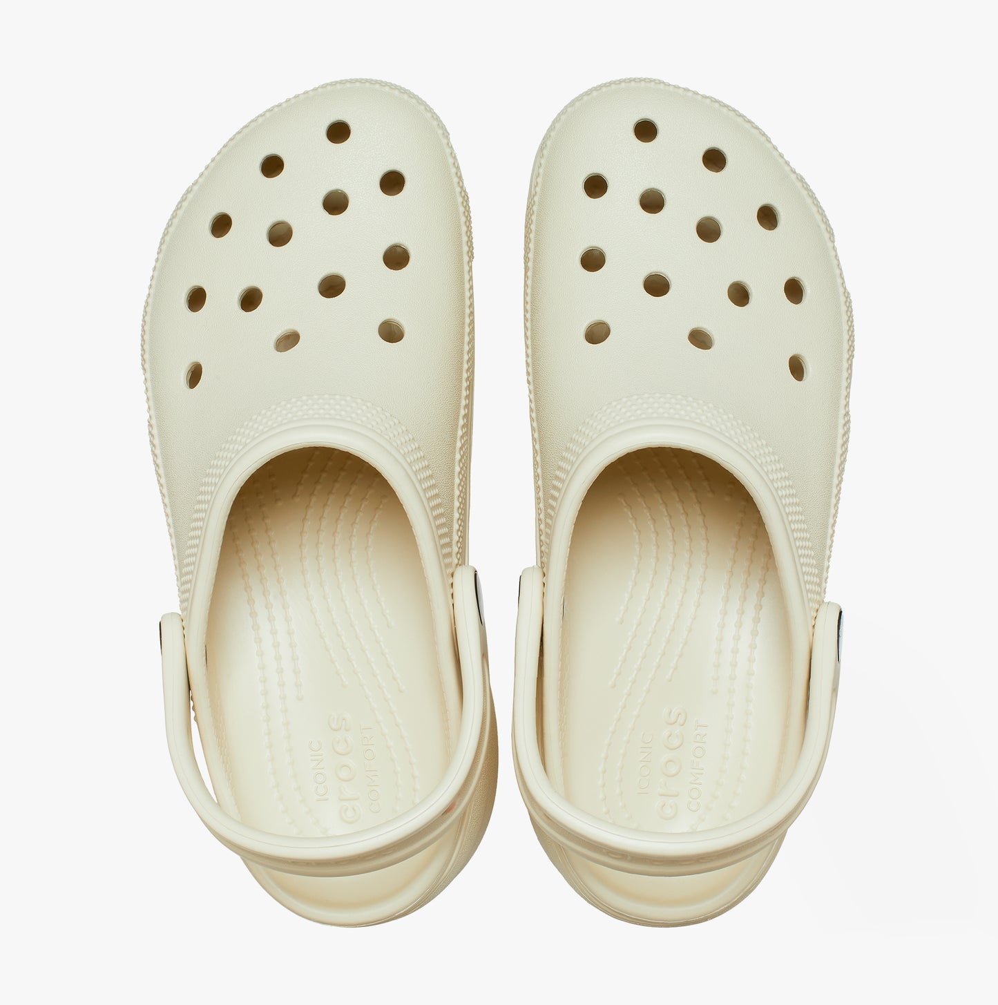 Crocs 206750-2Y2 CLASSIC PLATFORM CLOG Womens Clogs Bone