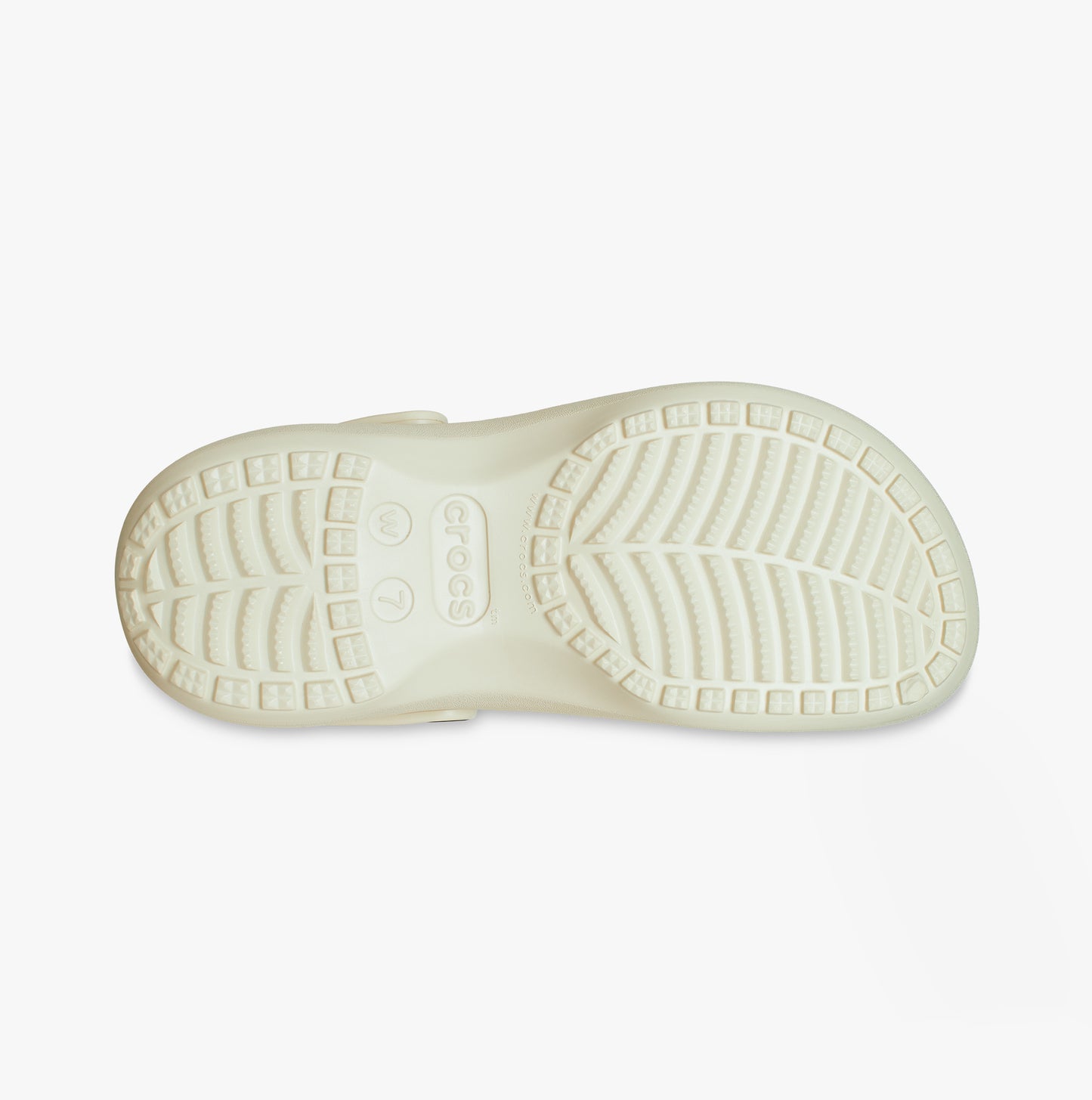 Crocs 206750-2Y2 CLASSIC PLATFORM CLOG Womens Clogs Bone