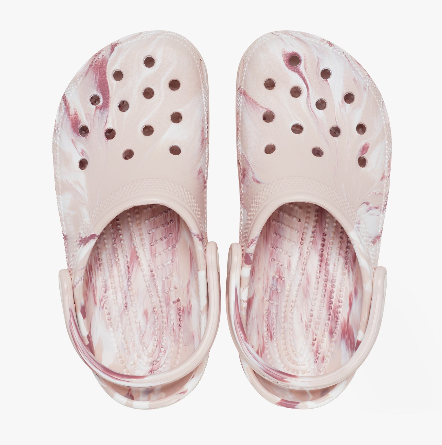 Crocs 206867-6WS CLASSIC MARBLED Womens Clogs Quartz/Multi