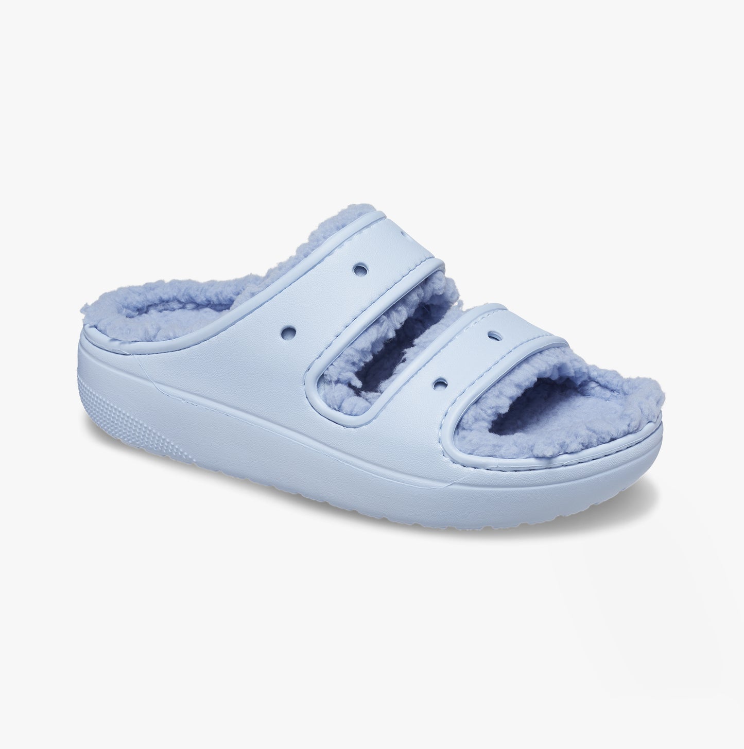 Crocs 207446-4NS CLASSIC COZZZY Womens Sliders Blue Calcite