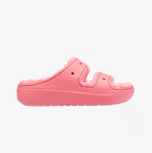 Crocs 207446-6XF CLASSIC COZZZY Womens Sliders Hot Blush