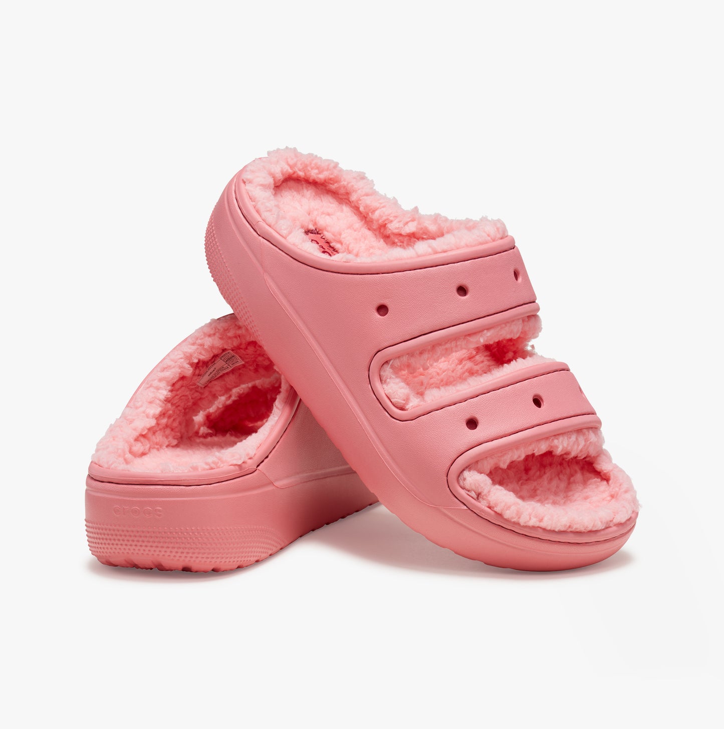 Crocs 207446-6XF CLASSIC COZZZY Womens Sliders Hot Blush