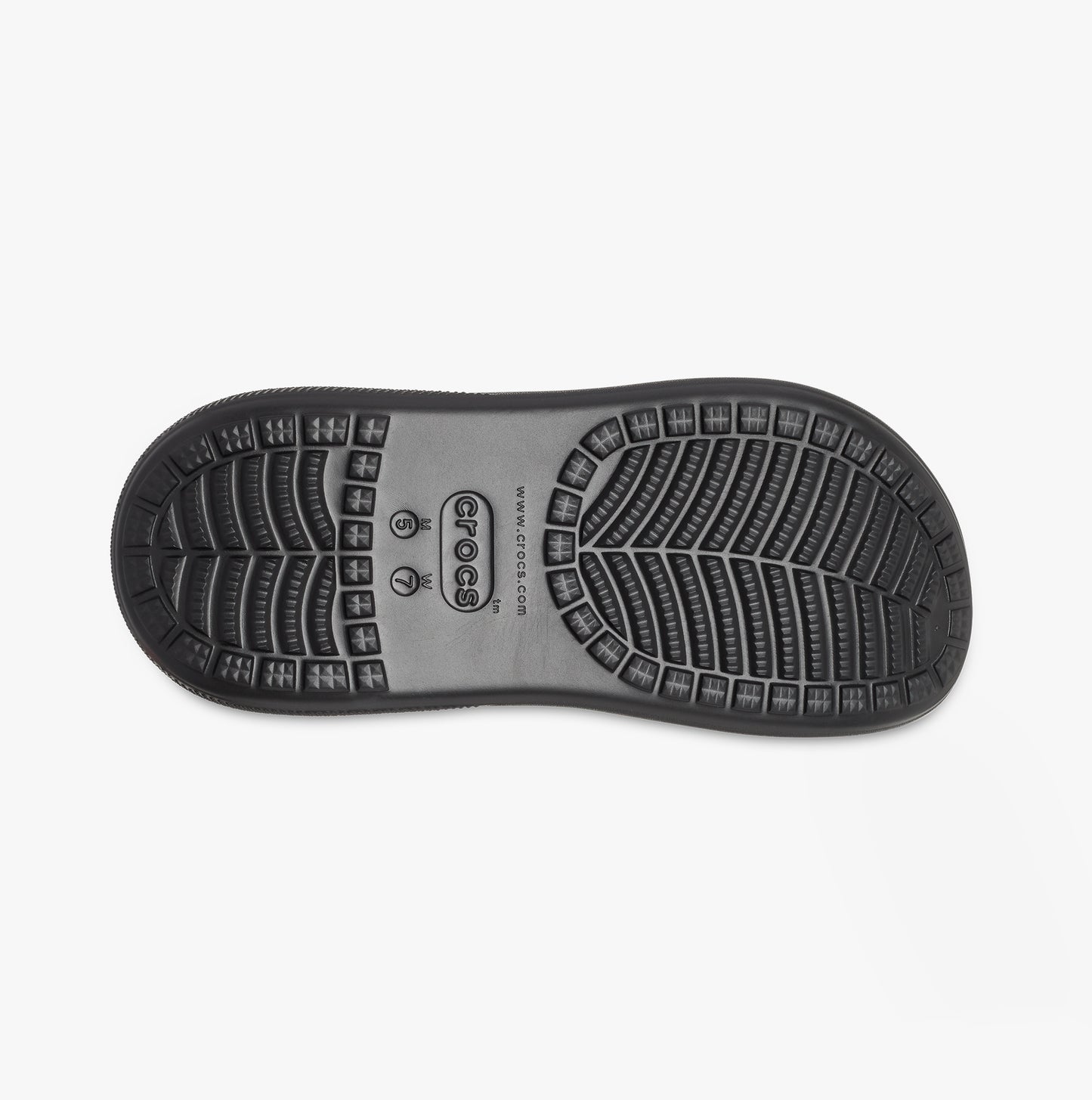 Crocs 207521-001 CLASSIC CRUSH Womens Clogs Black