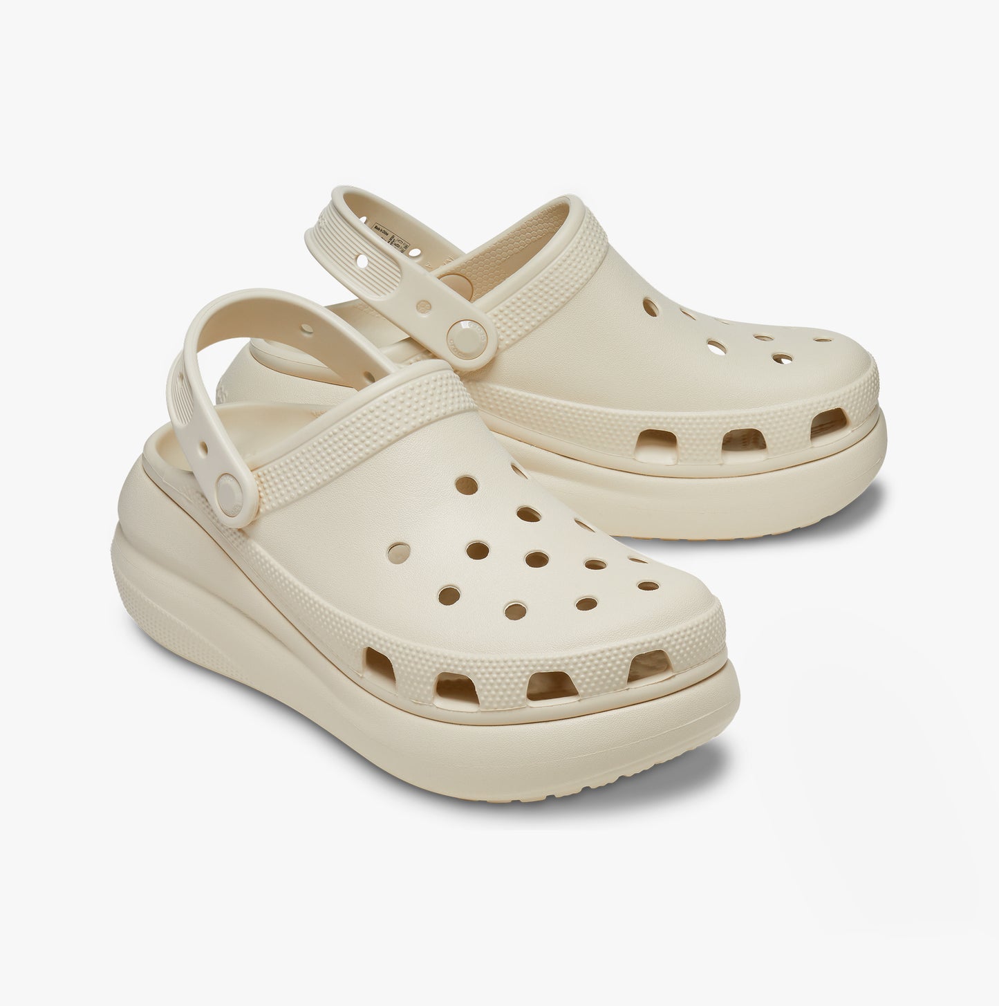 Crocs 207521-2Y2 CLASSIC CRUSH Womens Clogs Bone