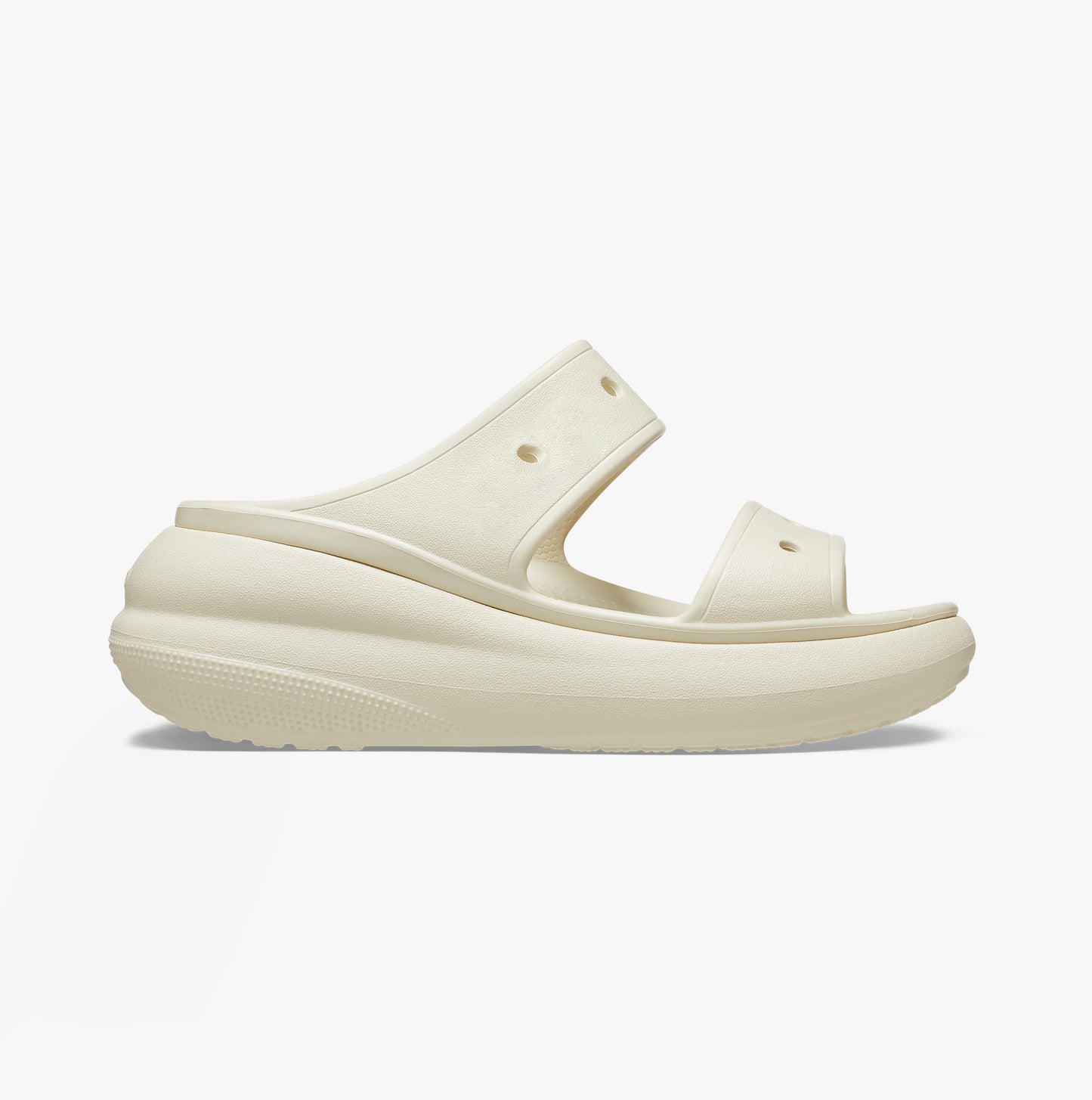 Crocs 207670-2Y2 CRUSH SANDAL Womens Platform Sliders Bone