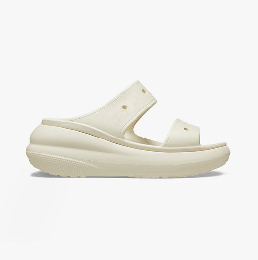 Crocs 207670-2Y2 CRUSH SANDAL Womens Platform Sliders Bone
