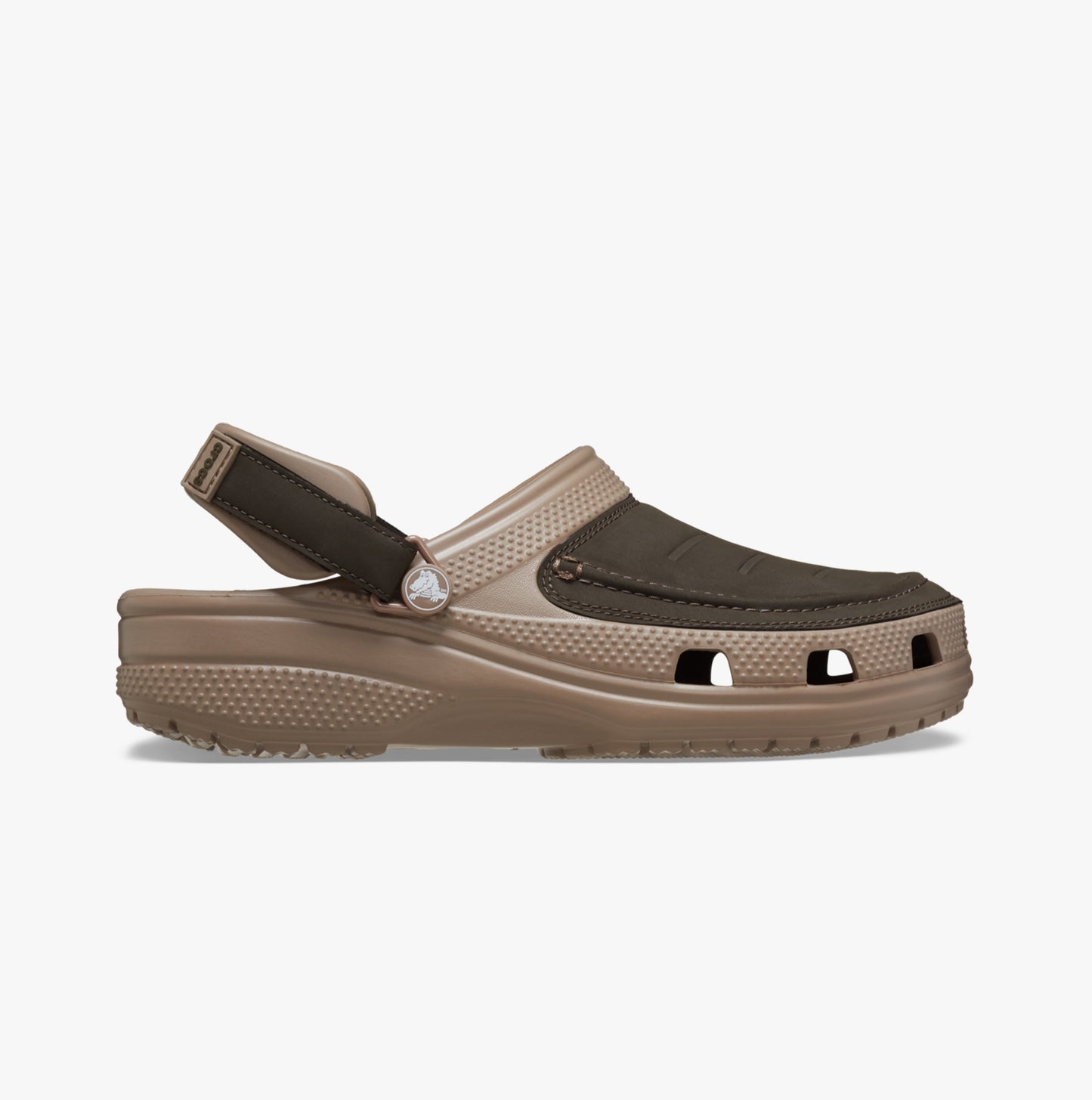 Crocs 207689-12H YUKON VISTA II LITERIDE Mens Clogs Mushroom/Chocolate