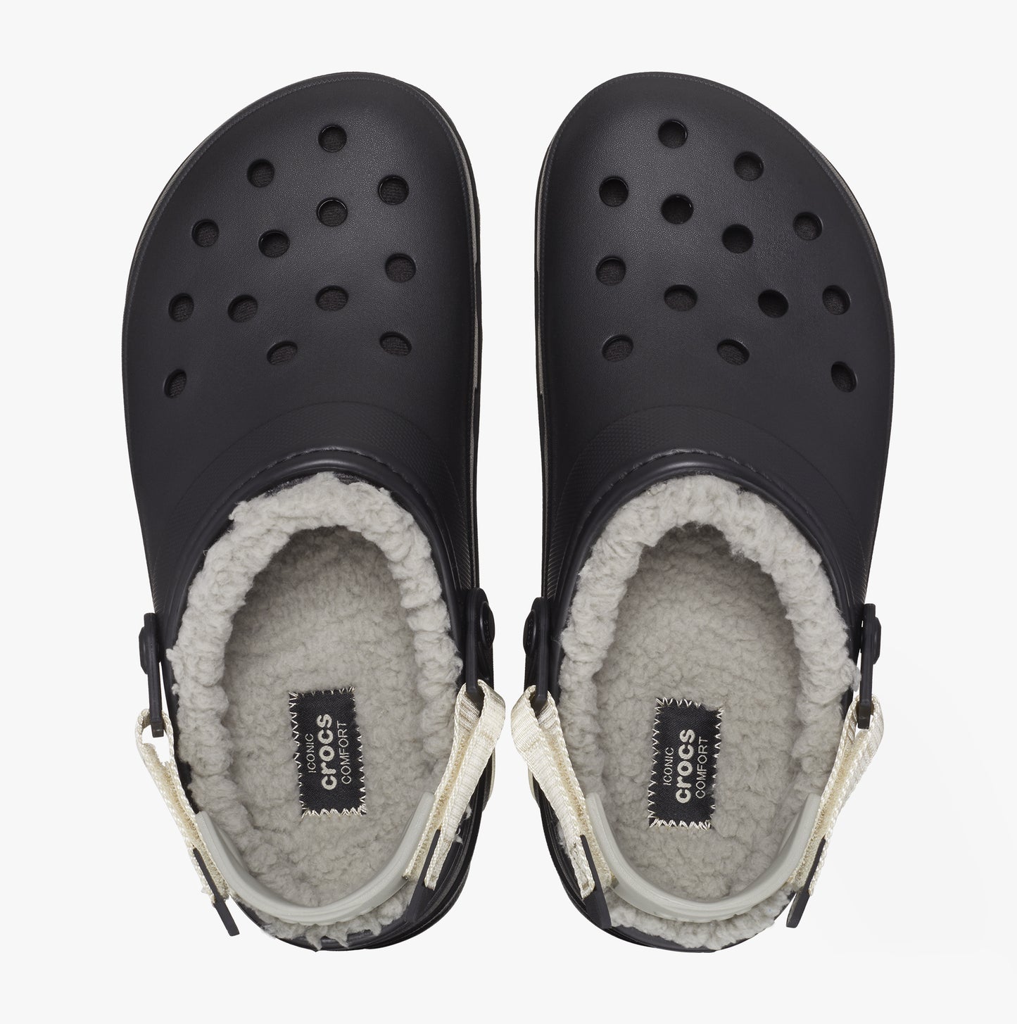 Crocs 207936-001 ALL TERRAIN LINED Unisex Clogs Black