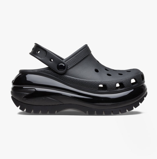 Crocs 207988-001 MEGA CRUSH Womens Clogs Black