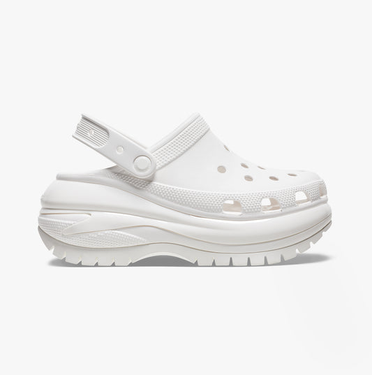 Crocs 207988-100 MEGA CRUSH Womens Clogs White