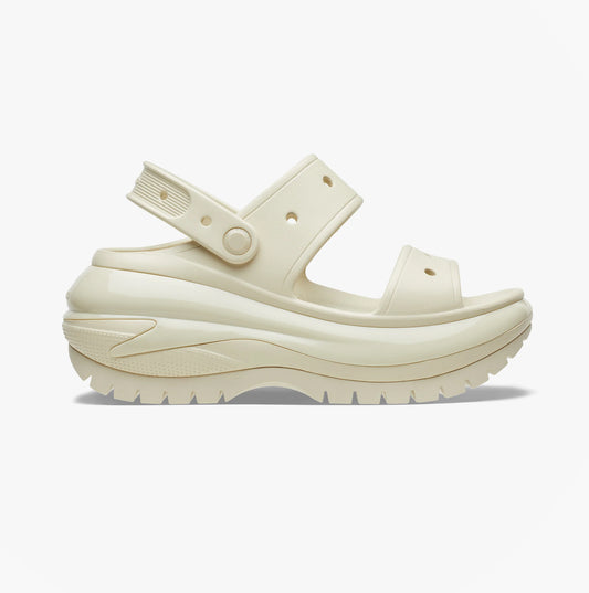 Crocs 207989-2Y2 MEGA CRUSH Womens Sandals Bone