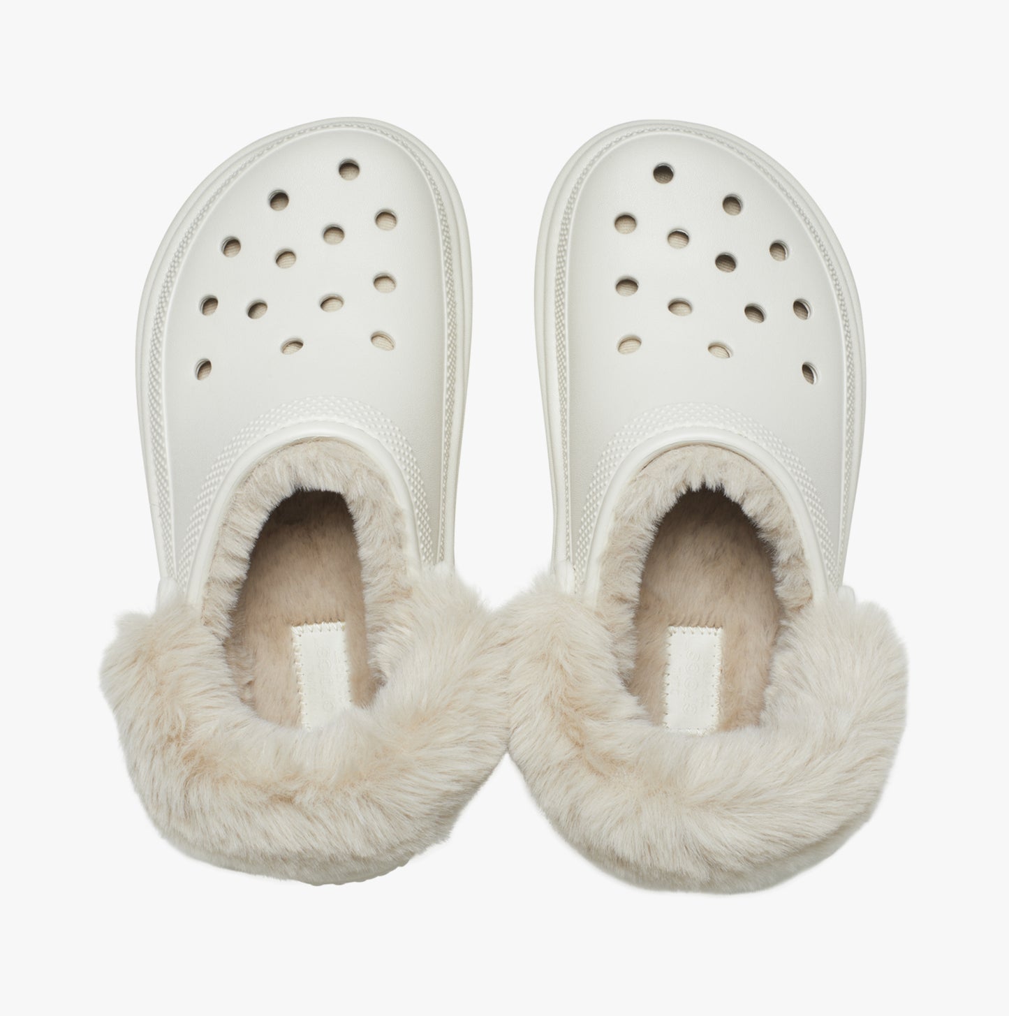 Crocs 208546-160 STOMP LINED Womens Clogs Stucco