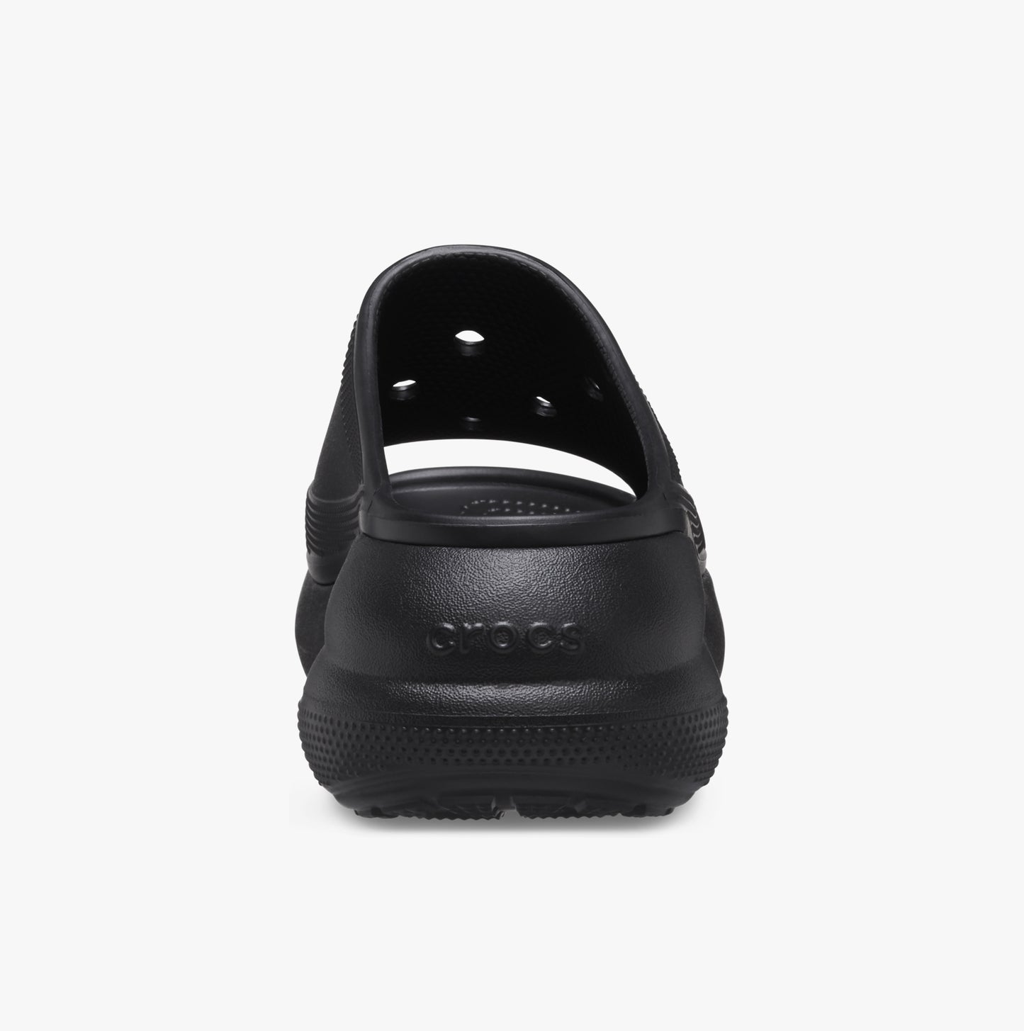 Crocs 208731-001 CRUSH SLIDE BLK Womens Clogs Black