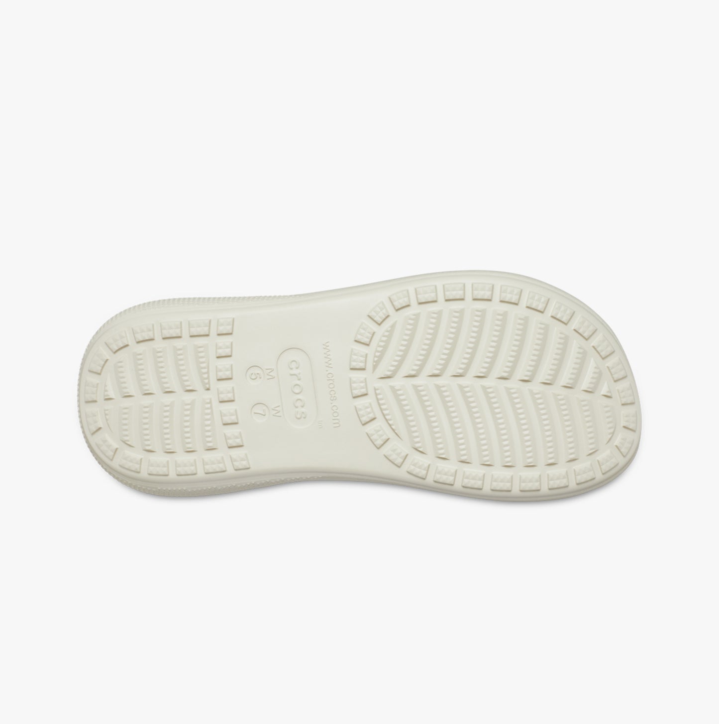 Crocs 208731-2Y2 CRUSH SLIDE BONE Womens Clogs Bone