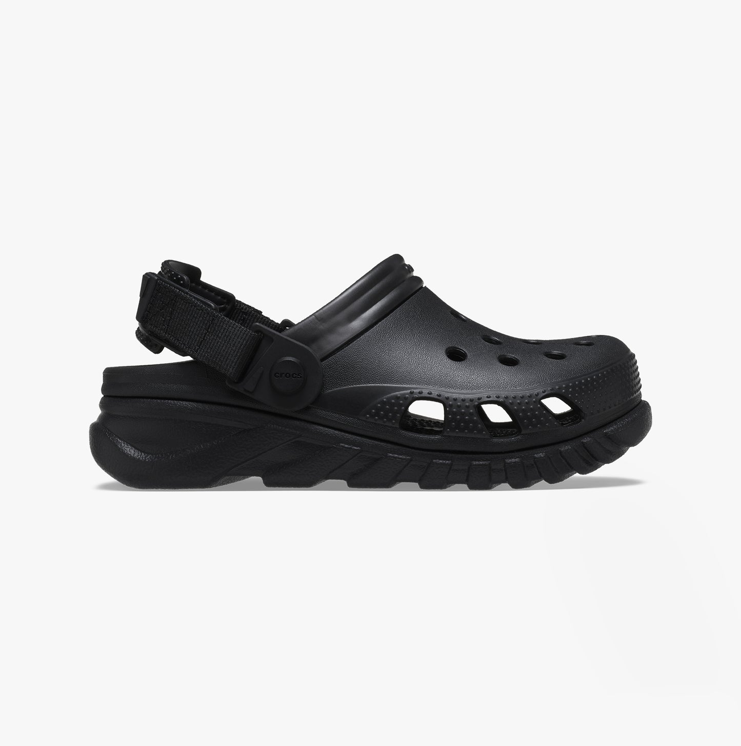 Crocs 208776-001 DUET MAX II Unisex Clogs Black