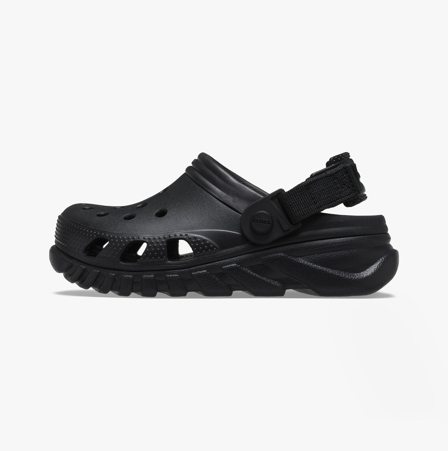 Crocs 208776-001 DUET MAX II Unisex Clogs Black