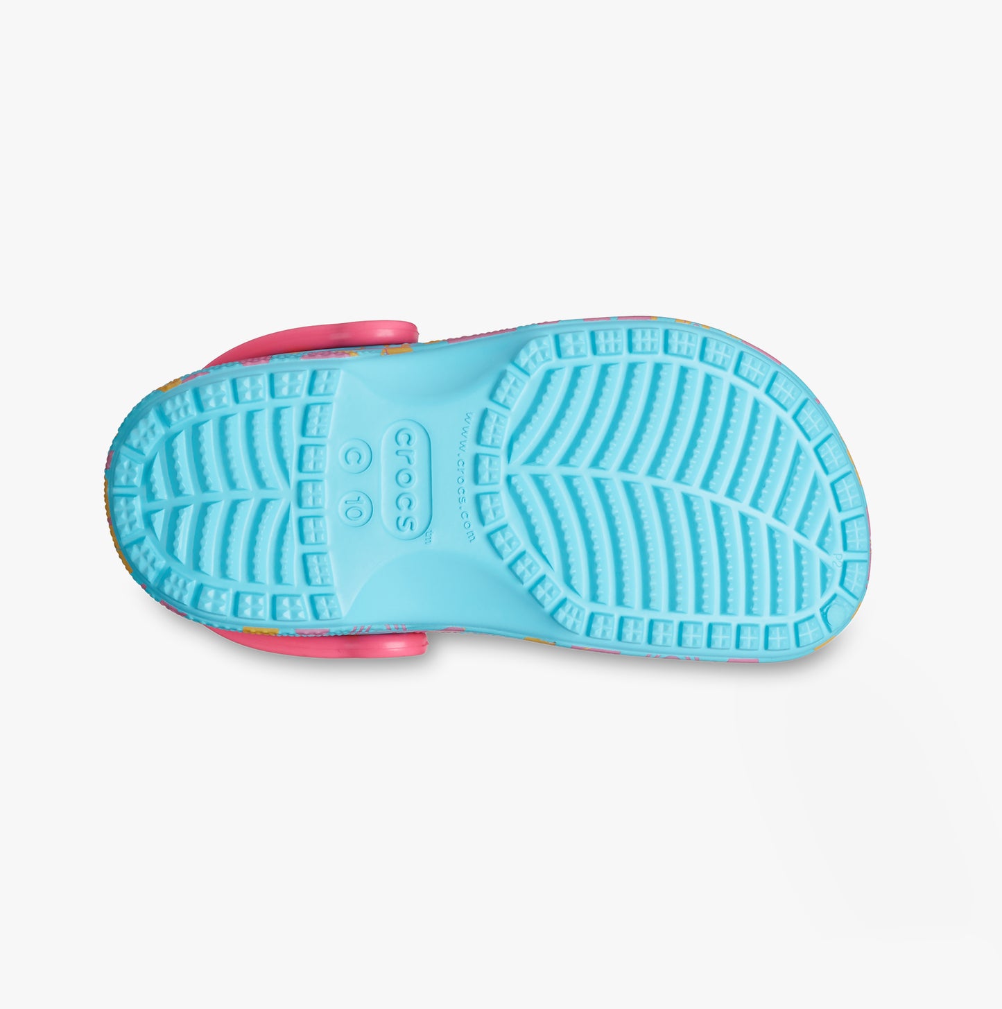 Crocs 209039-6WA CLASSIC ISLAND ESCAPE Girls Clogs Hyper Pink/Multi