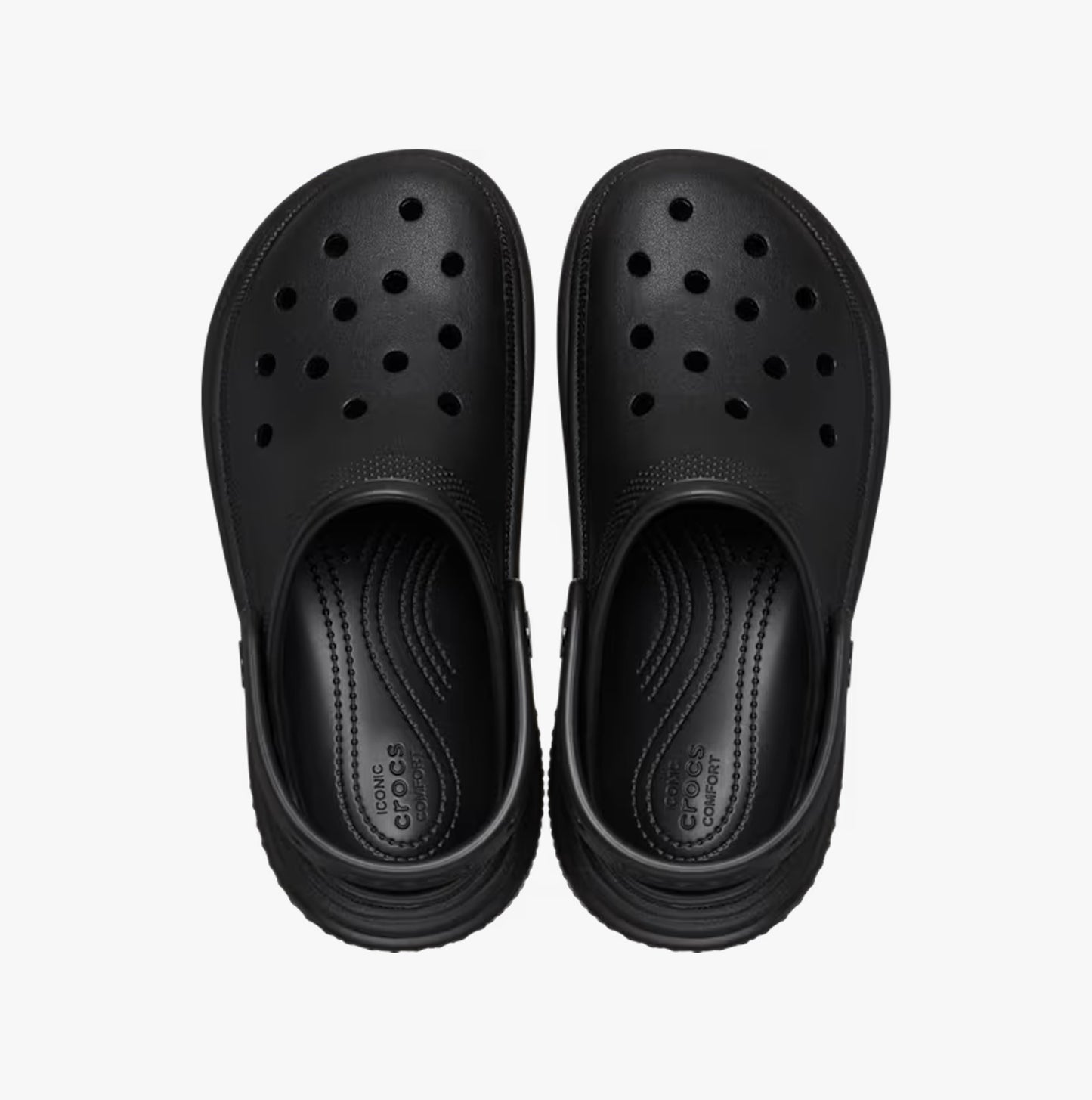 Crocs 209347-001 STOMP CLOG Womens Clogs Black