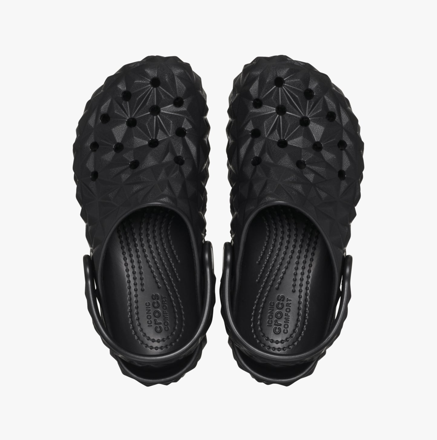 Crocs 209572-001 CLASSIC GEOMETRIC Kids Clogs Black