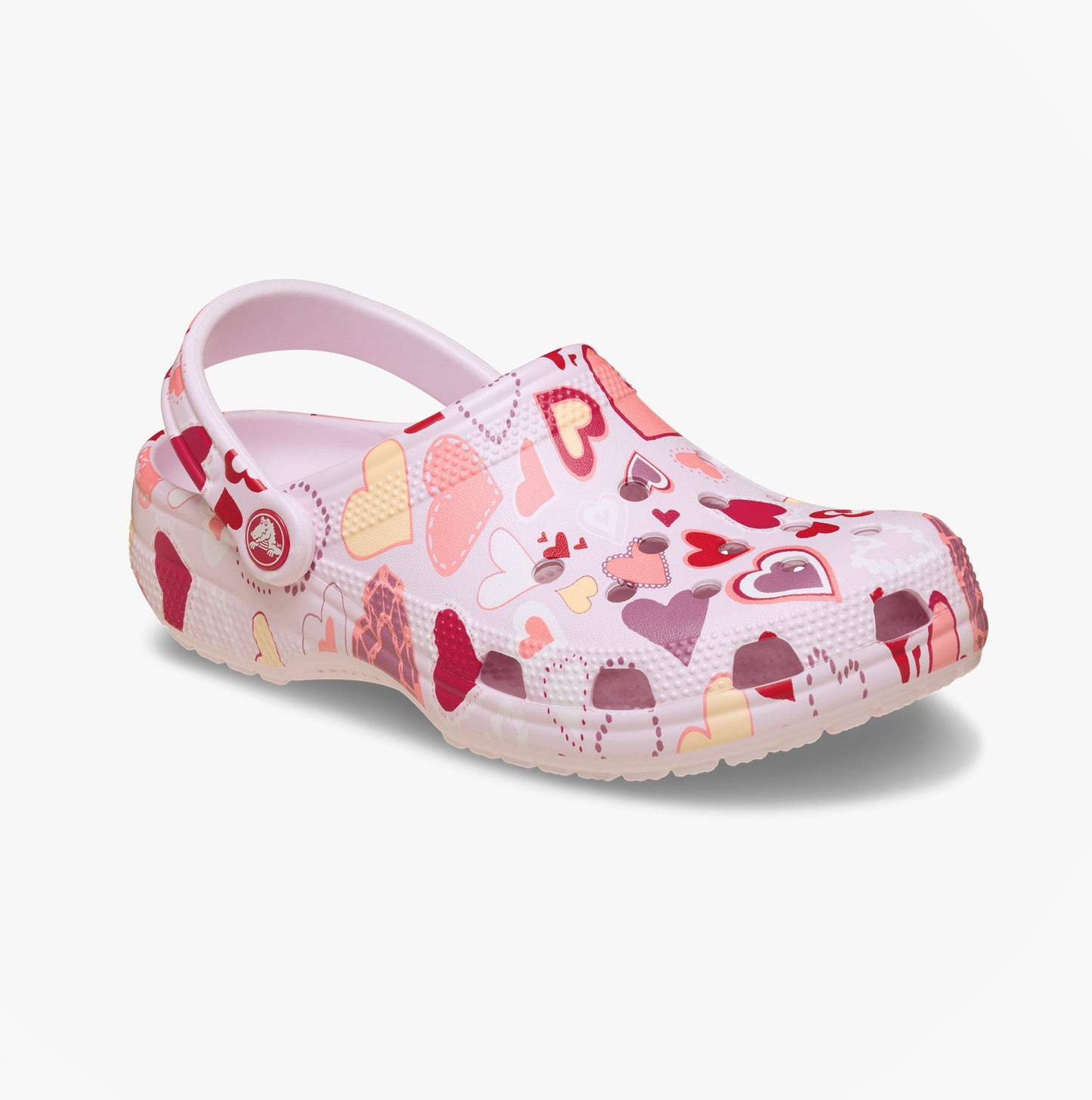 Crocs CLASSIC VDAY Unisex Kids Clogs Pink Milk/Hearts