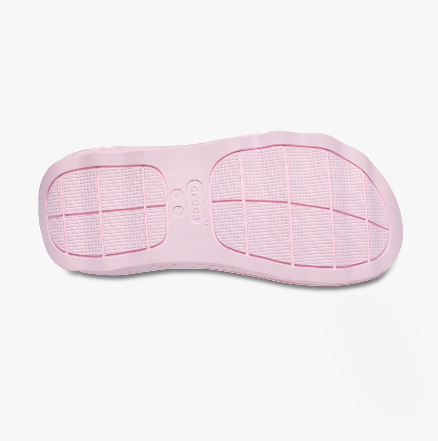 Crocs 209842-6ZW MEGA CRUSH TRIPLE STRAP Womens Sliders Pink Milk