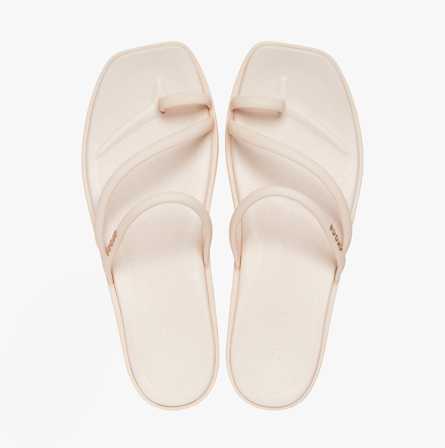 Crocs MIAMI TOE LOOP Womens Sandals Natural