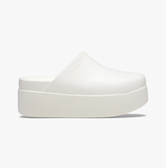 Crocs 209869-0WV DYLAN PLATFORM Womens Clogs Chalk