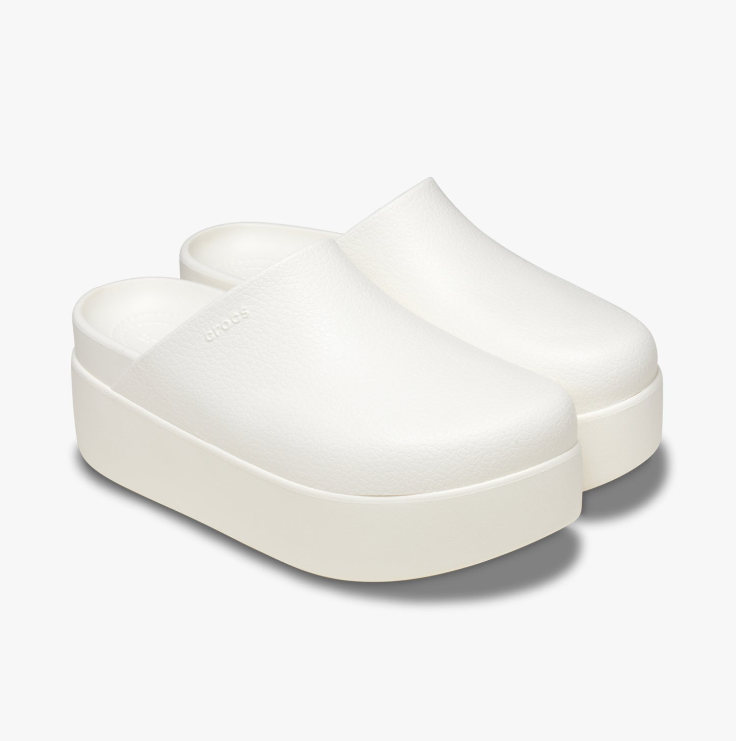 Crocs 209869-0WV DYLAN PLATFORM Womens Clogs Chalk