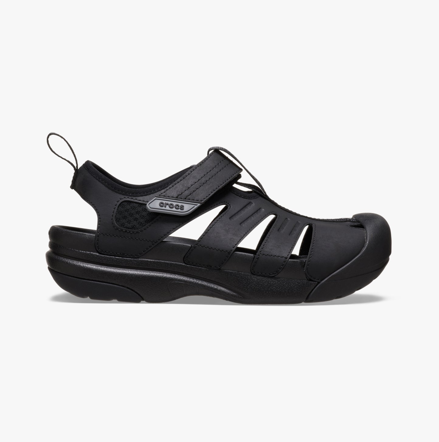 Crocs 209875-001 YUKON FISHERMAN Mens Closed Toe Black