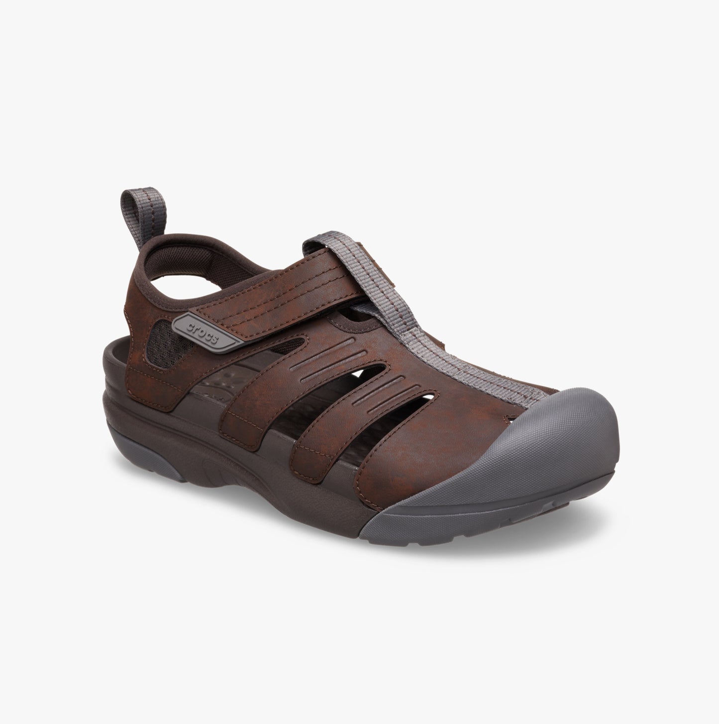 Crocs 209875-206 YUKON FISHERMAN Mens Closed Toe Espresso