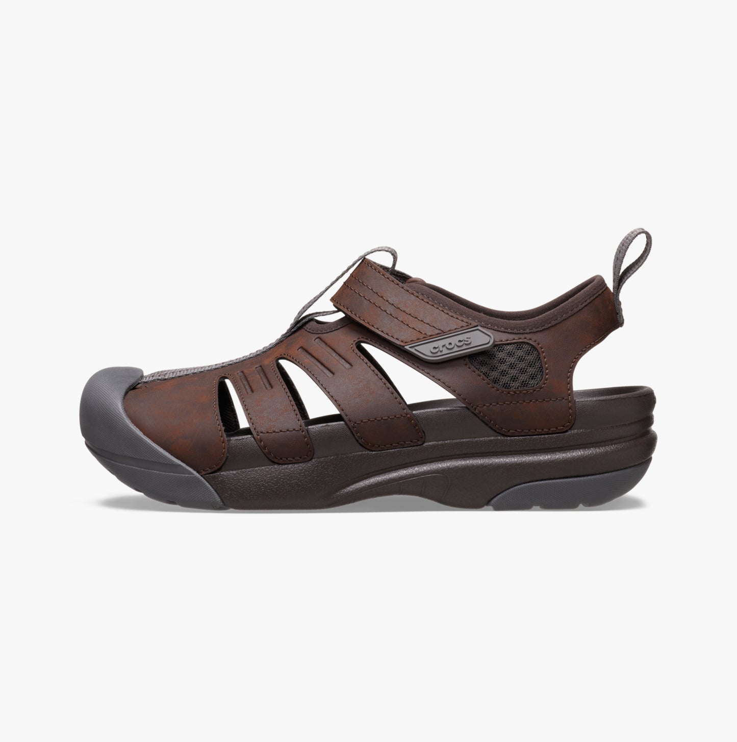 Crocs 209875-206 YUKON FISHERMAN Mens Closed Toe Espresso