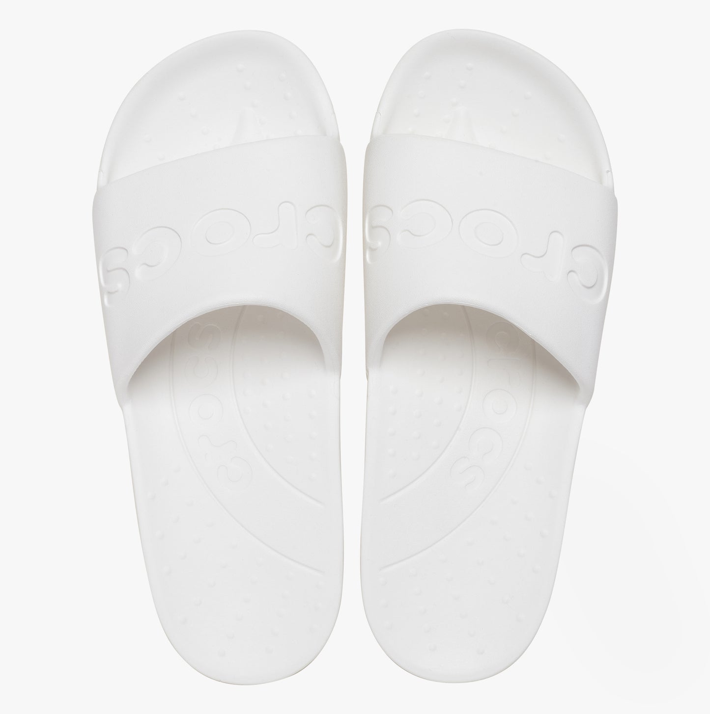 Crocs Unisex Slides White