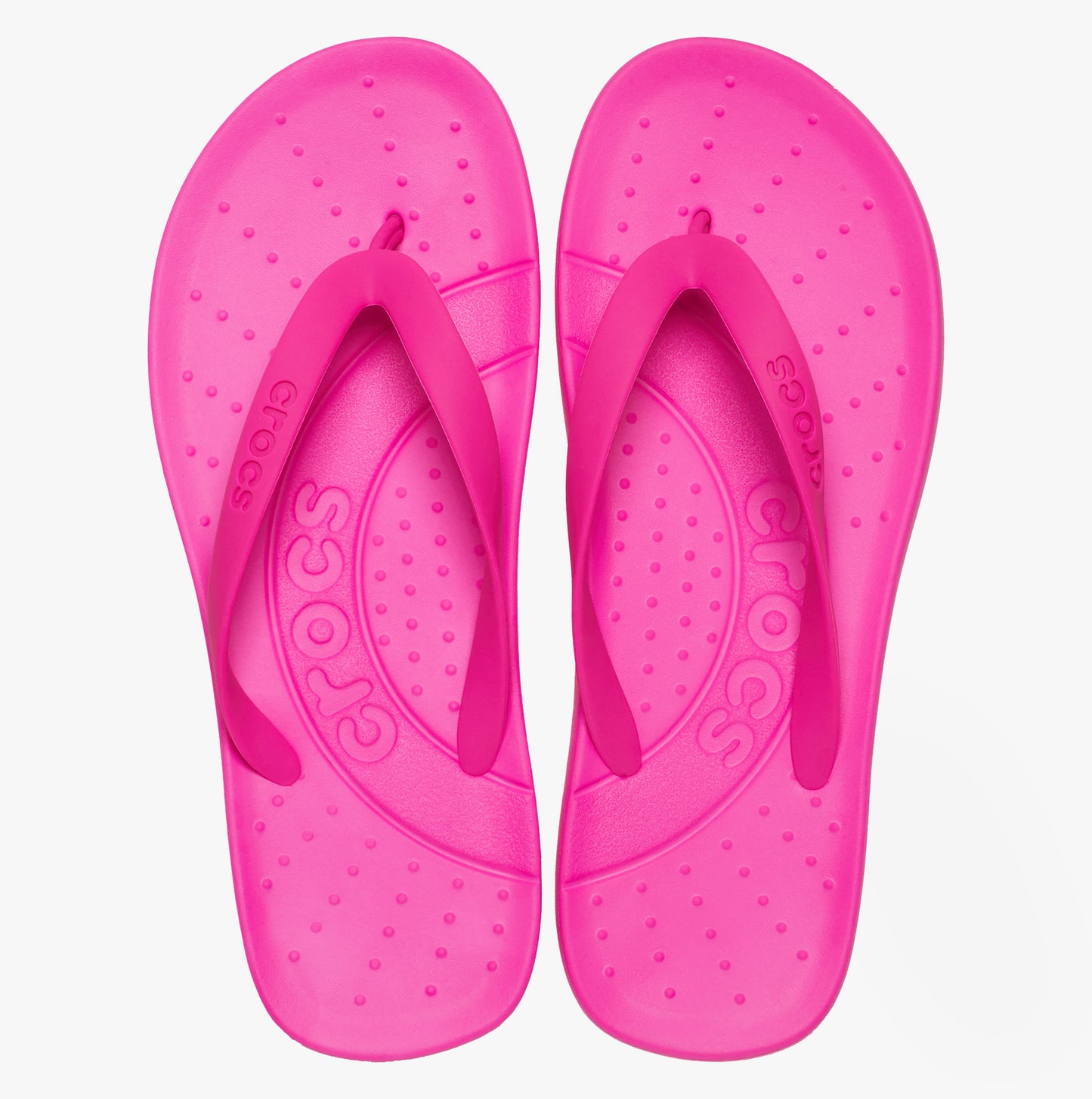 Crocs 210089-6TW Womens Flip Flops Pink Crush