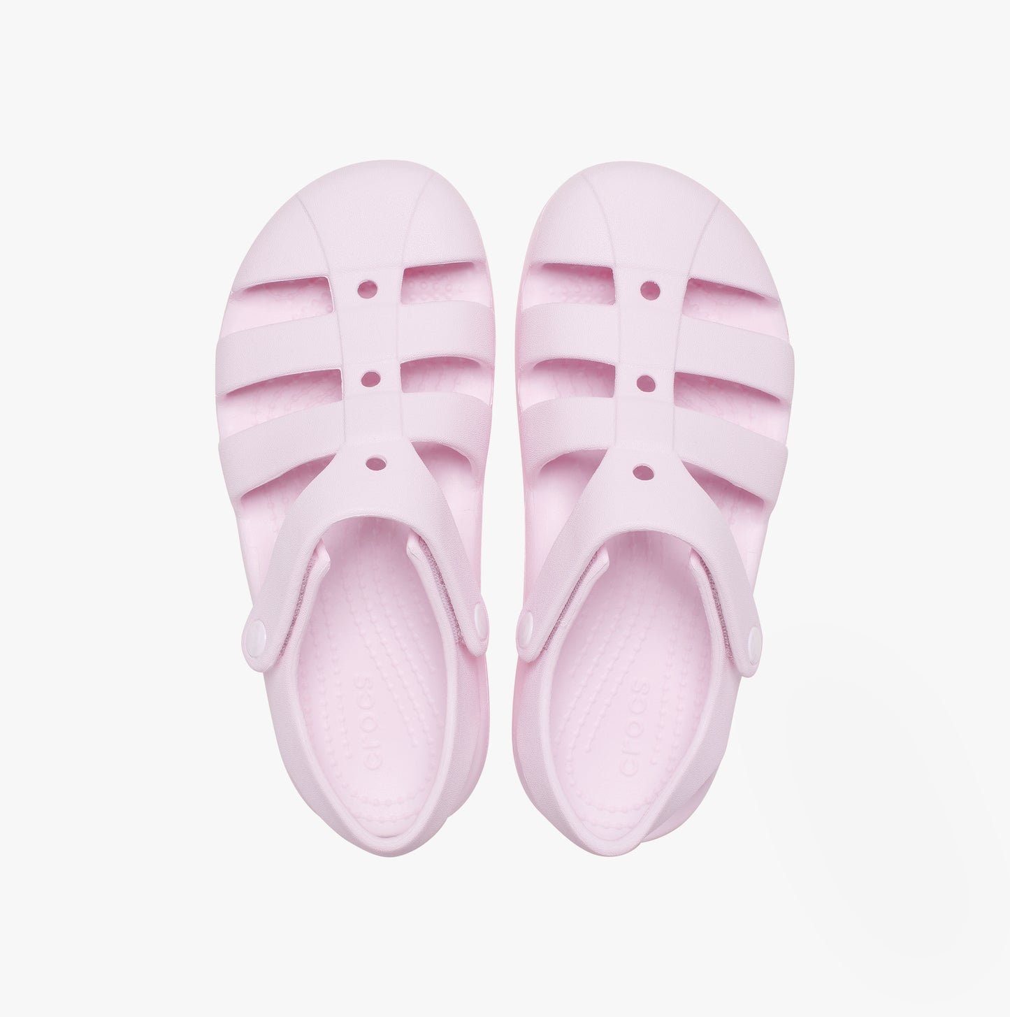 Crocs CLASSIC FISHERMAN TODDLER Girls Sandals Pink Milk