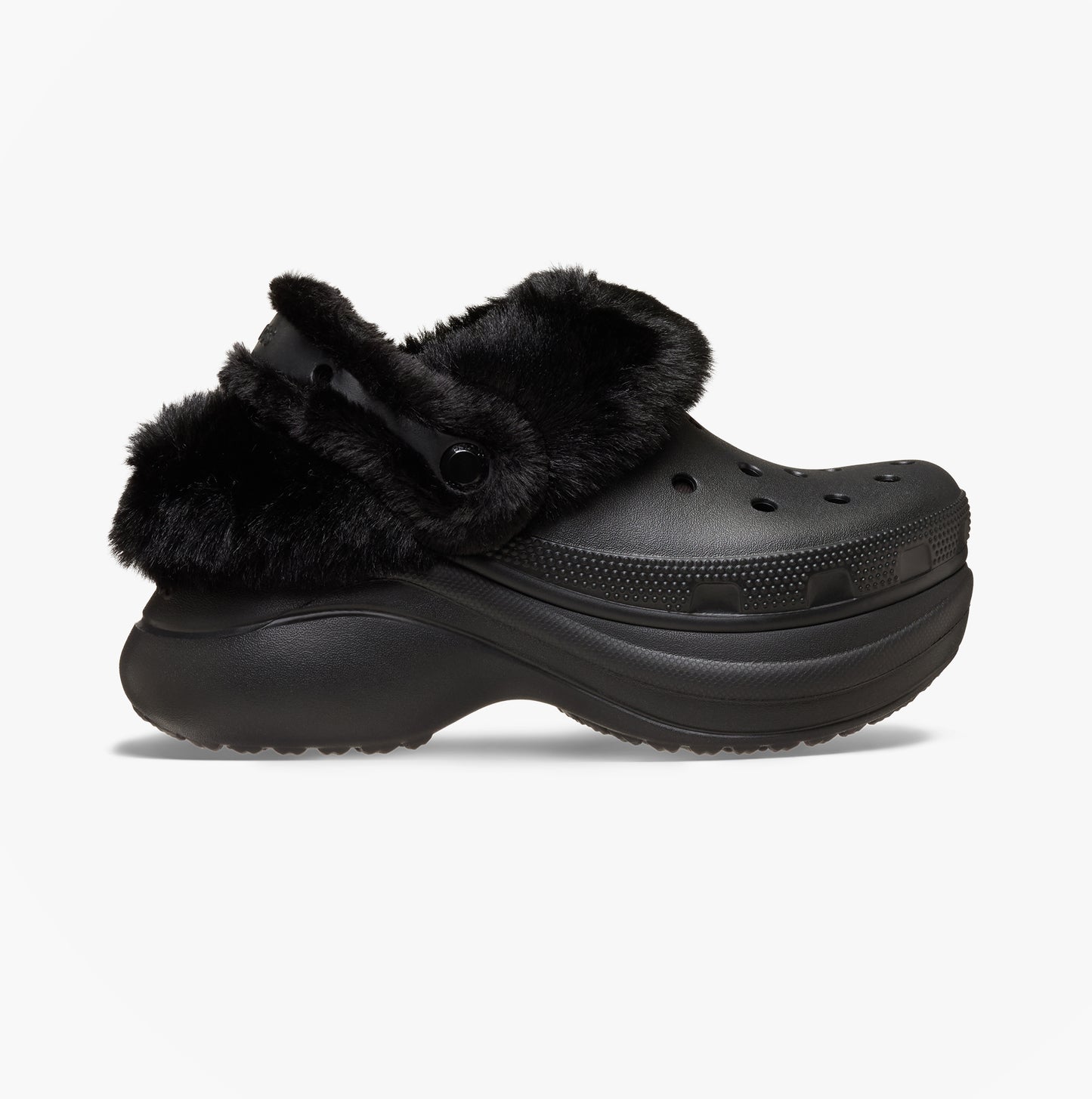 Crocs BAE LINED Womens Clogs Black