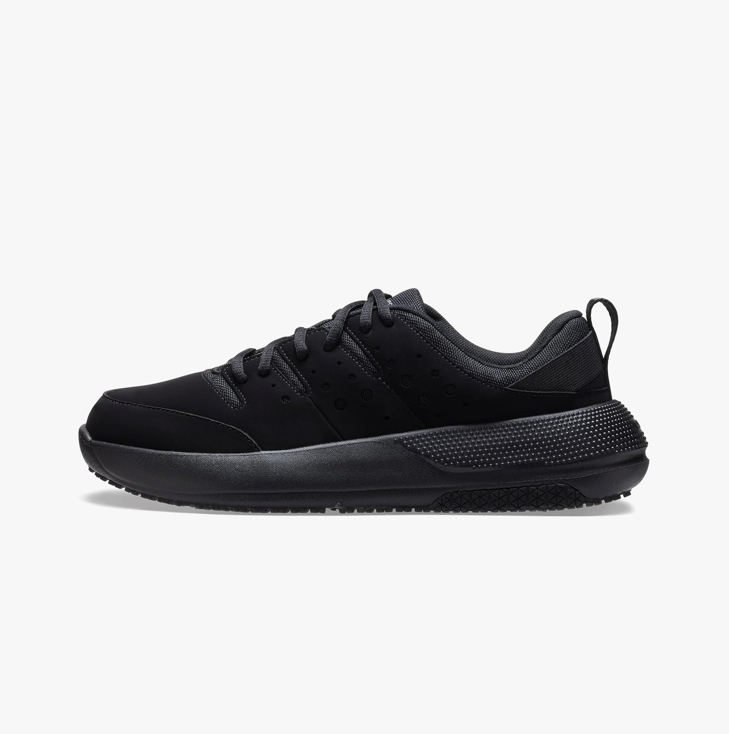 Crocs At Work ON THE CLOCK Mens Work Trainers Triple Black