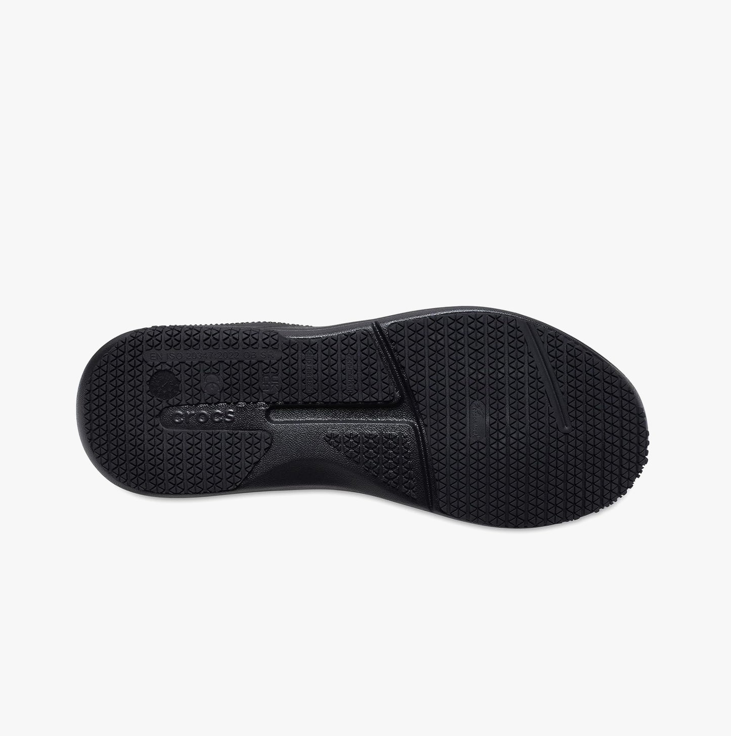 Crocs At Work ON THE CLOCK Mens Work Trainers Triple Black
