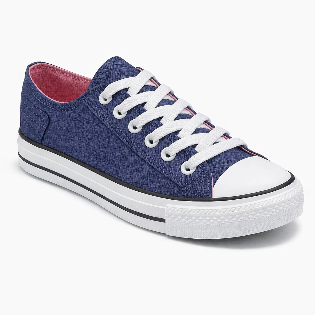 DEK CHLOE Womens Canvas Shoes Blue