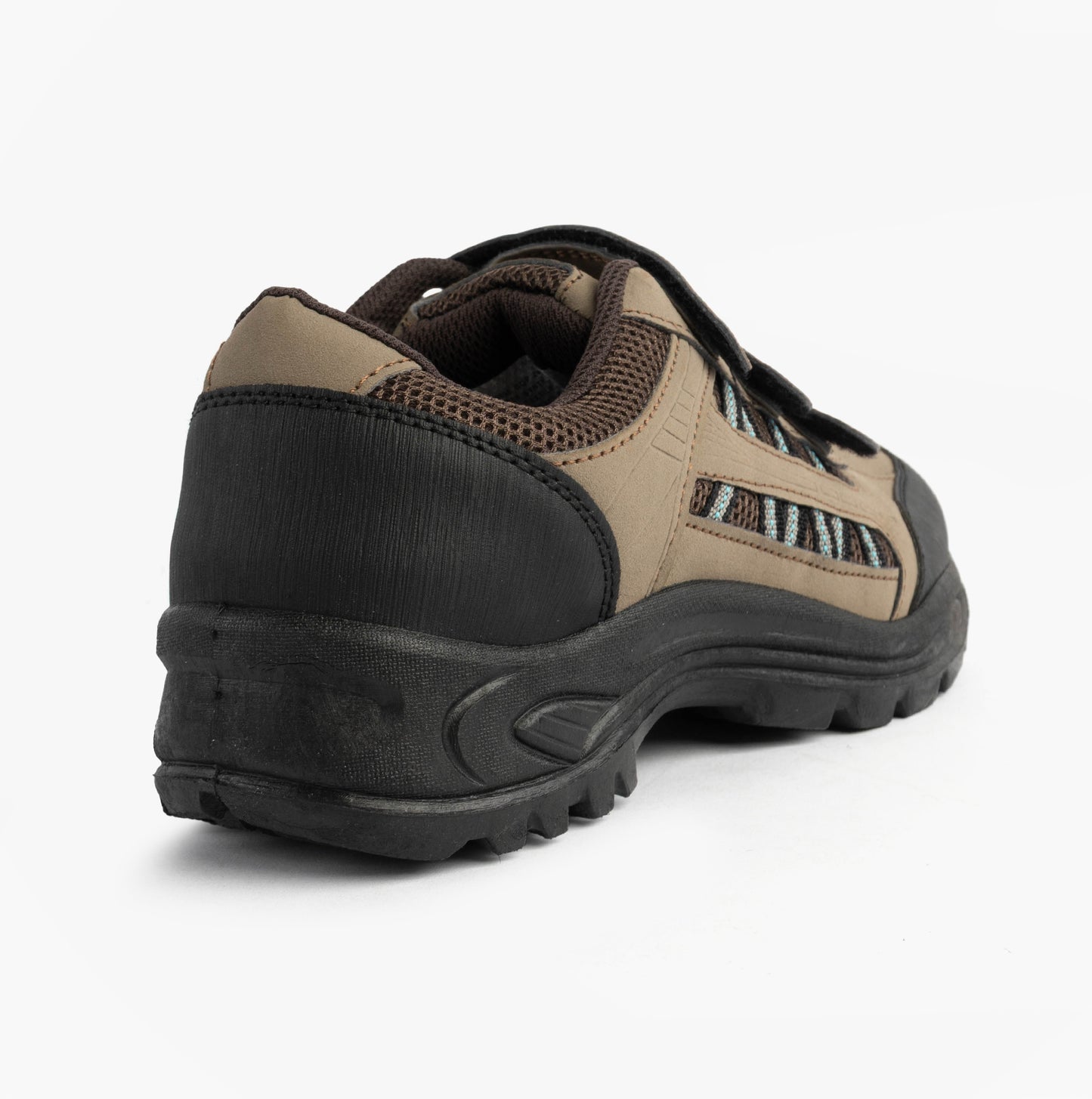 DEK ASCEND Mens Triple Touch Fasten Padded Trail Shoes Khaki/Brown