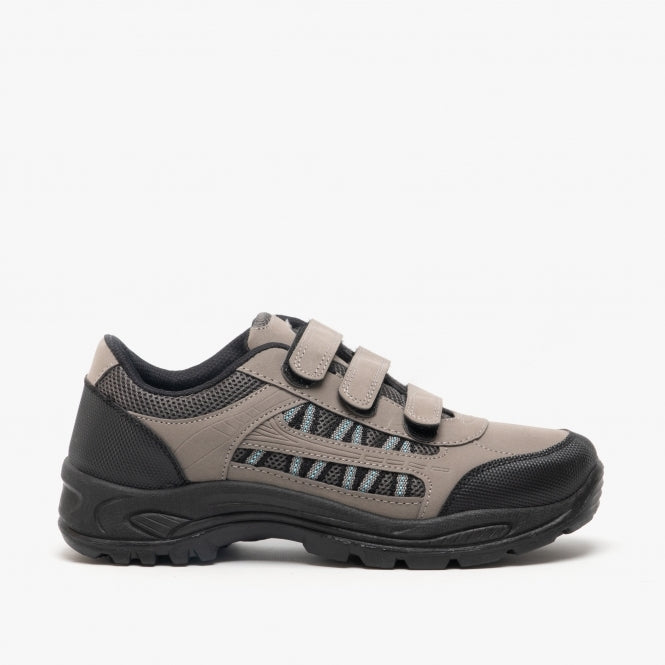 DEK ASCEND Mens Hiking Trainers Grey/Black