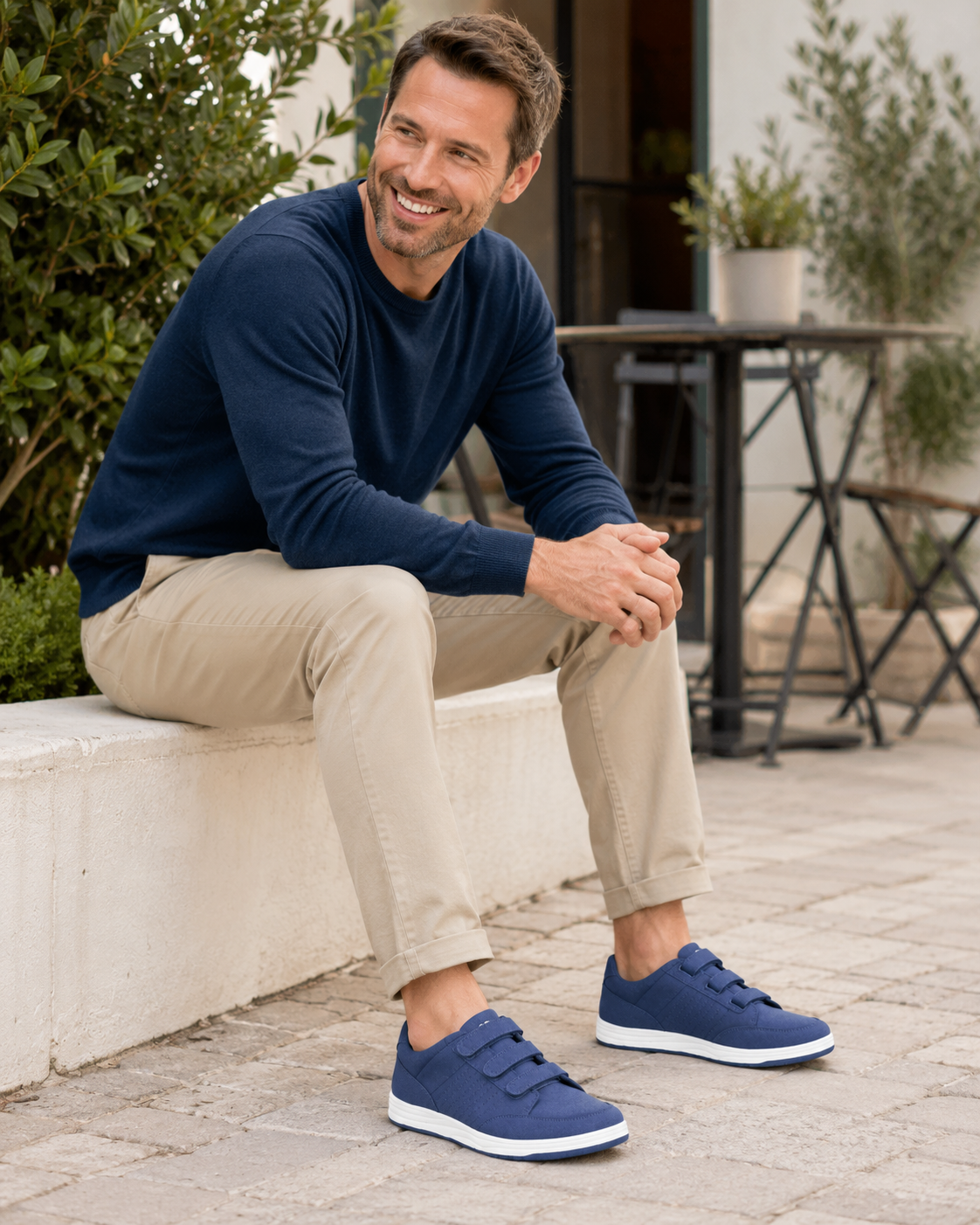 DEK DAVID Mens Casual Shoes Blue