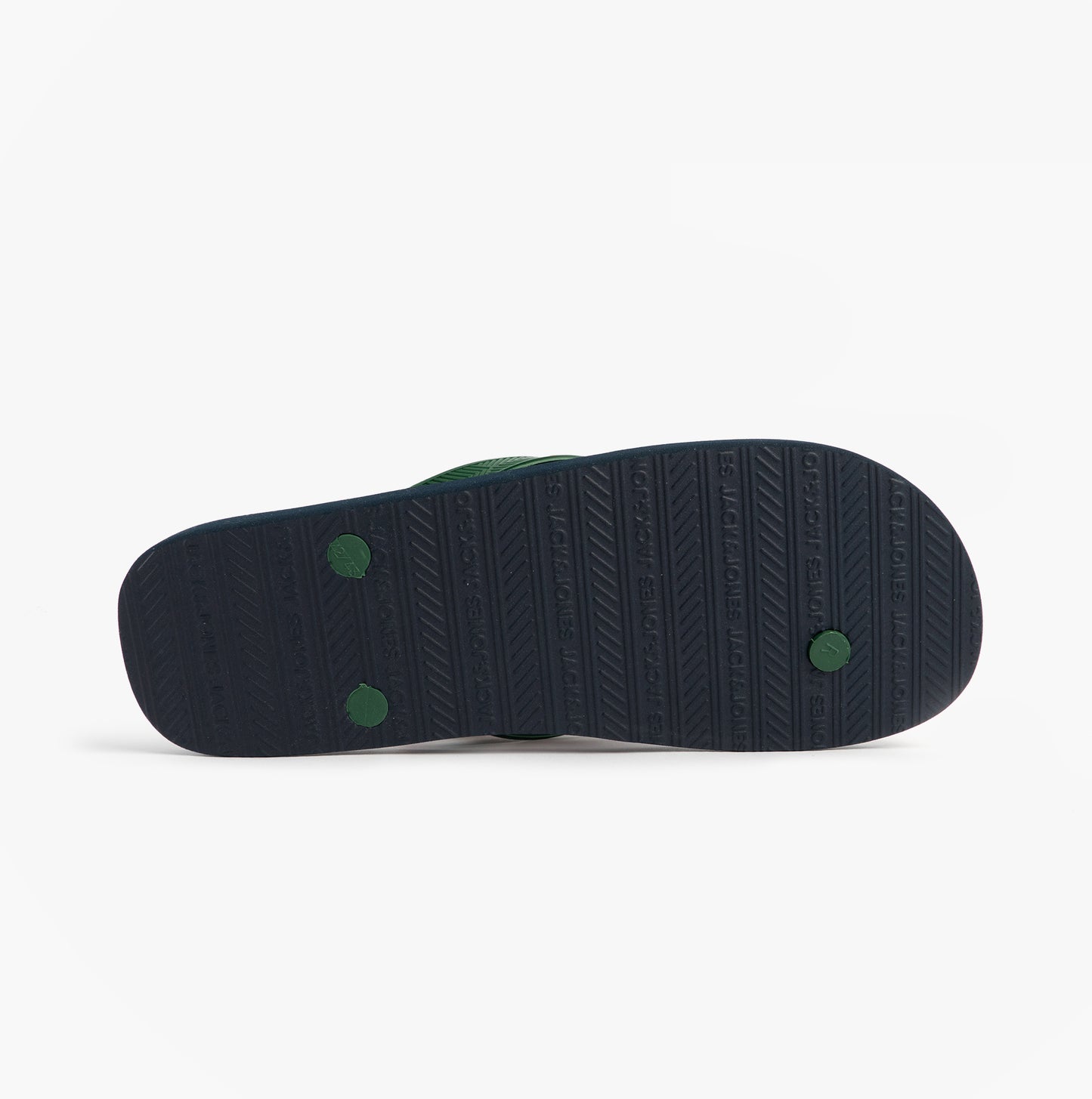Jack & Jones LOGO PALM PRINT Mens Flip-Flops Navy Blazer