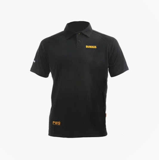Dewalt RUTLAND Mens Polo Shirt Black