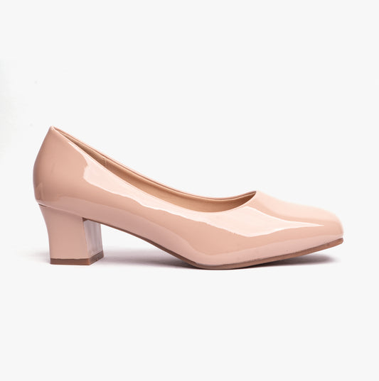 Comfort Plus KARLY Womens Casual Shoes Nude Patent