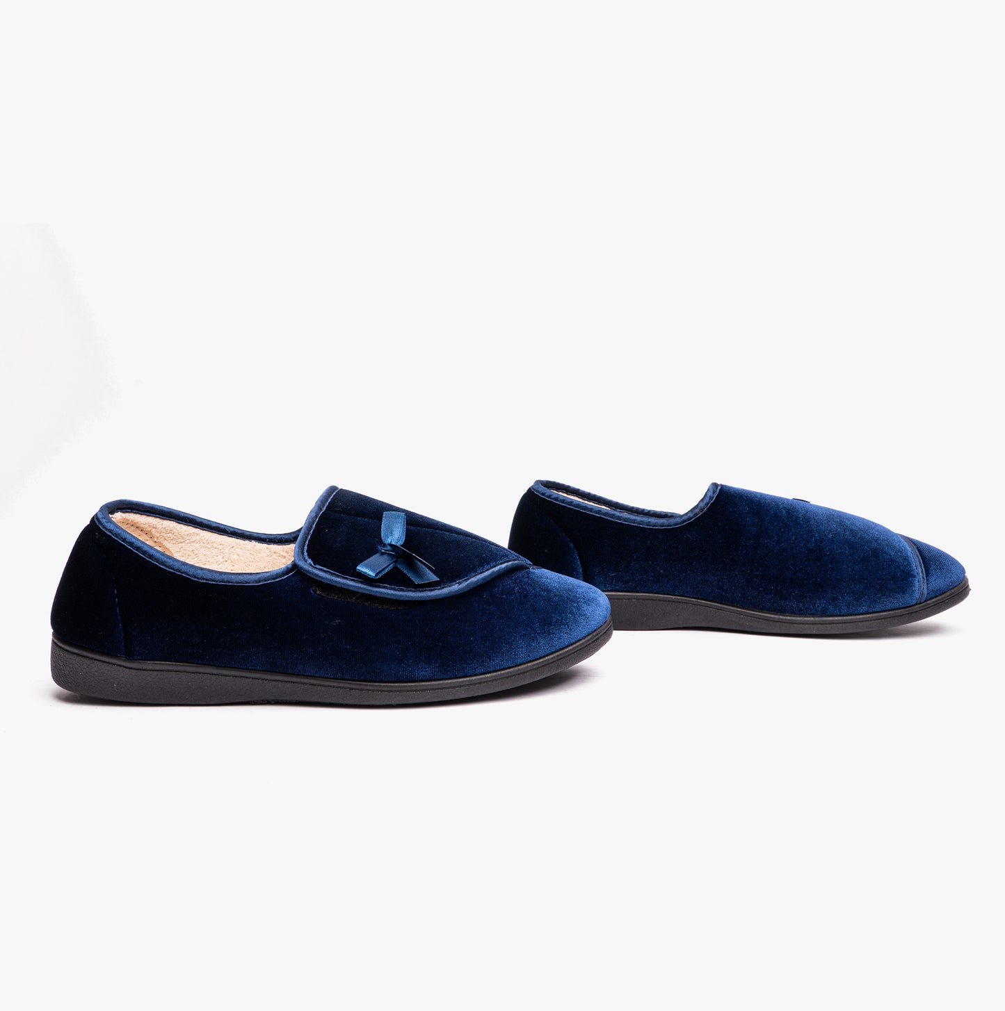 Dr Keller VIOLA Womens Full Slippers Navy