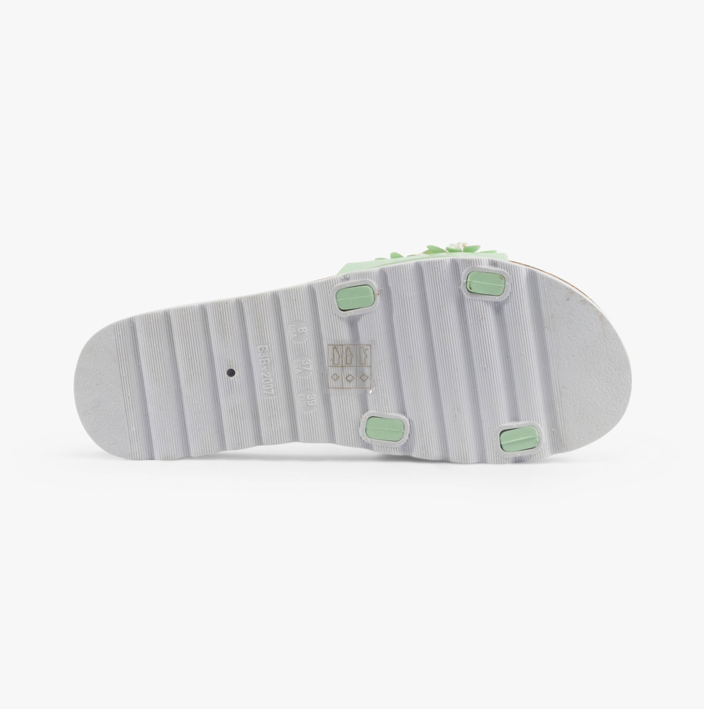 Dr Keller GLITZY Womens Slides Lime Green