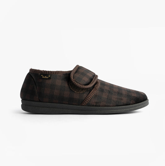 Dr Keller DARREN VELC Mens Slippers Brown