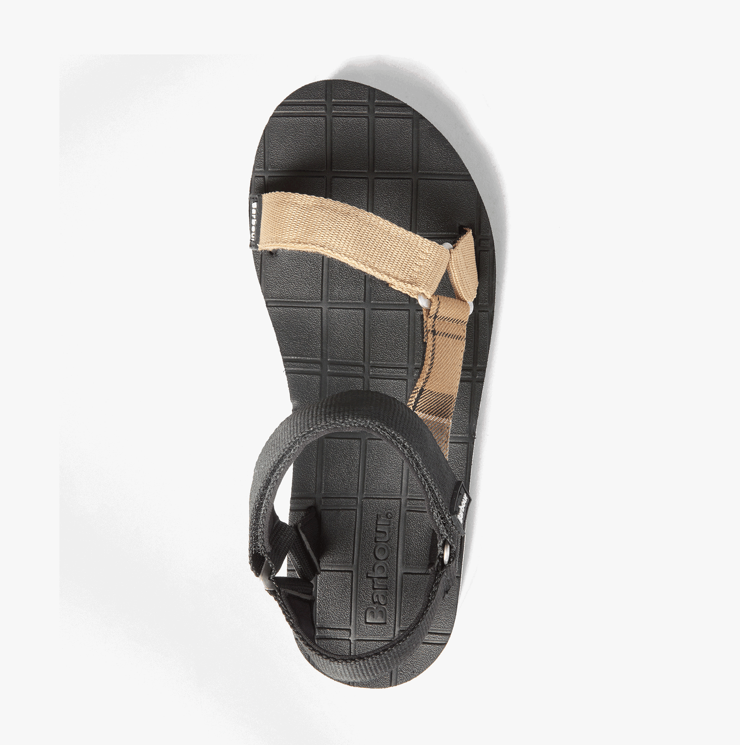 Barbour MILA Womens Ankle Strap Sandals Black/Dress Tartan